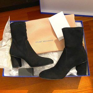 STUART WEITZMAN MARGOT 75 suede booties
